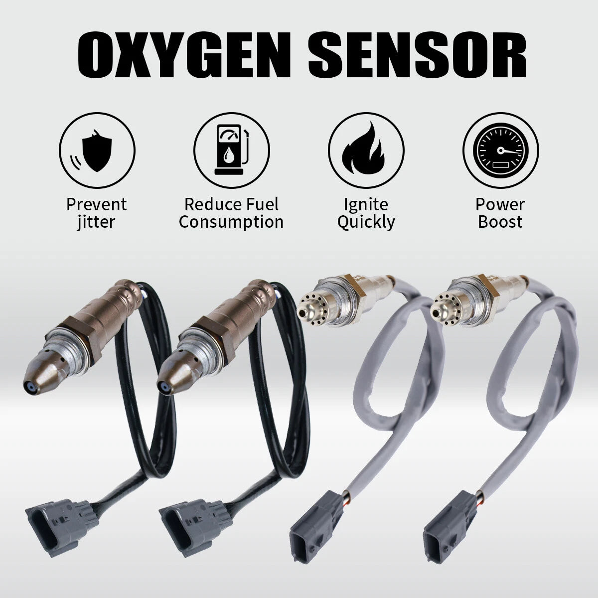 Set of 4 Oxygen O2 Sensors for Nissan Murano Pathfinder (2015–2019)