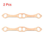 2pcs Exhaust Manifold Gasket for Chevy 327 305 350 383 (1967–1995) Oval Port