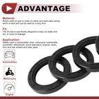 Set of 5 Rotary Shaft Oil Seals 35x50x7mm Nitrile Rubber 672668828700