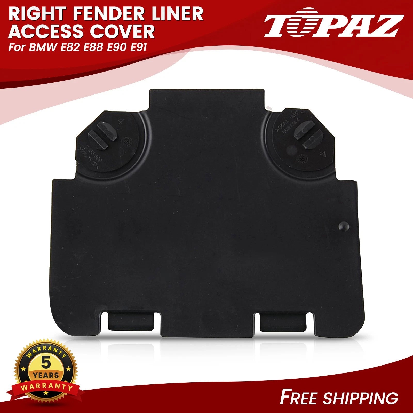 Right Fender Liner Access Cover for BMW E82 E88 E90 E91 (2007–2013)