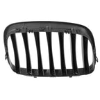 Front Upper Bumper Grille for BMW X5 (2000–2006) Pair 782685665162 Glossy Black