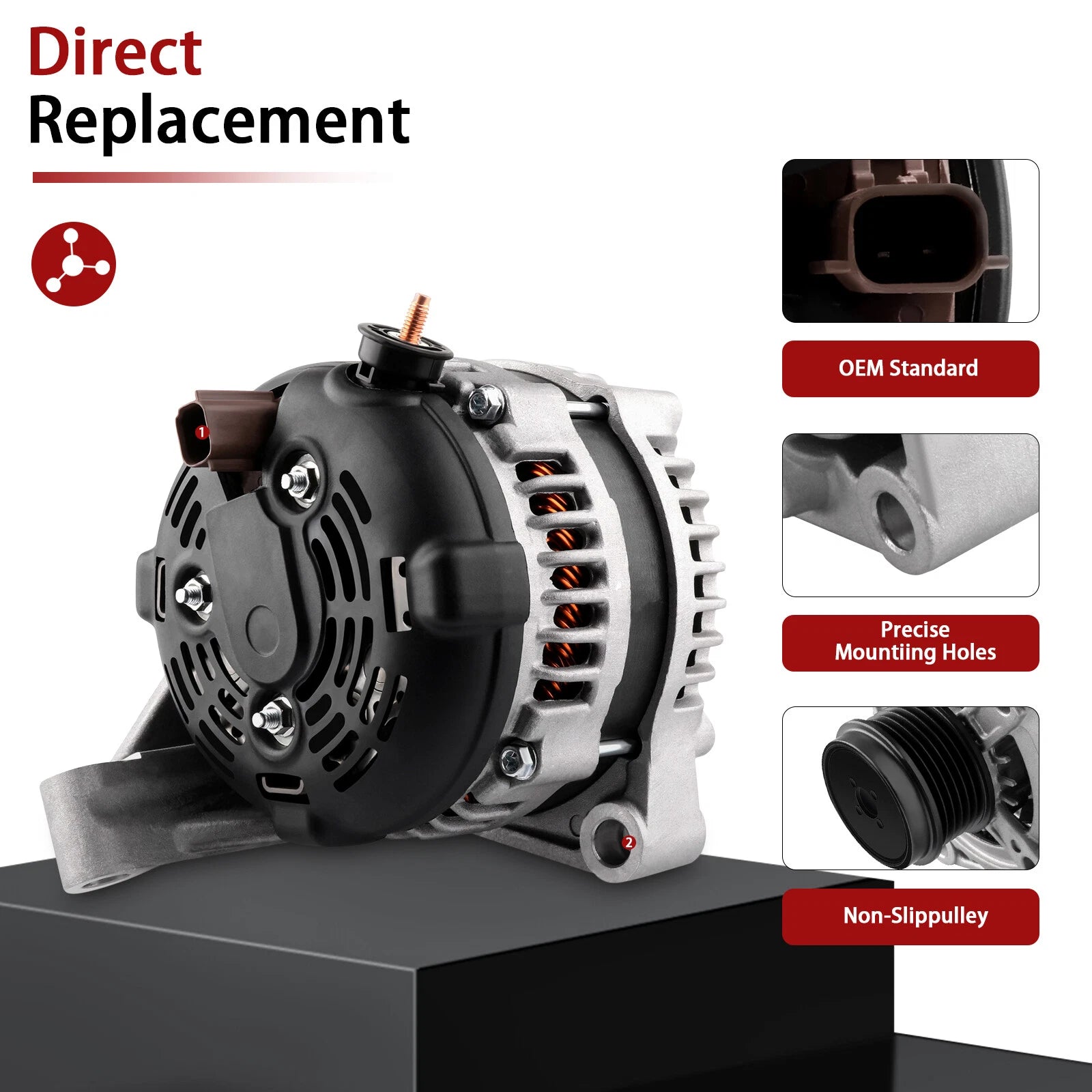 160Amp Alternator for Chrysler Town & Country (2001–2007)