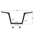 12" Black Ape Hanger Handlebar for Harley Road Glide FLTRX FLTR (2015–2020)