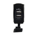 Dual USB Charger with ARB Rocker Switch & Blue LED Light for Car Boat