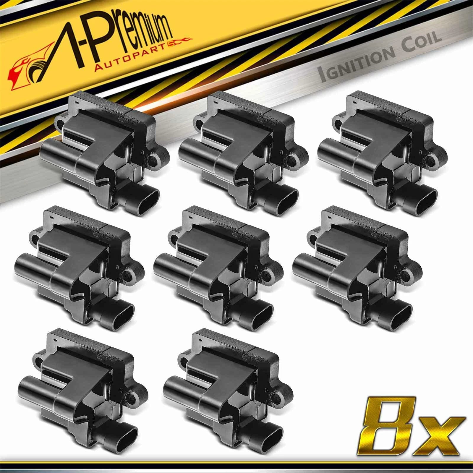 8x Ignition Coil for Chevrolet Silverado 1500/2500 (1999â2006)