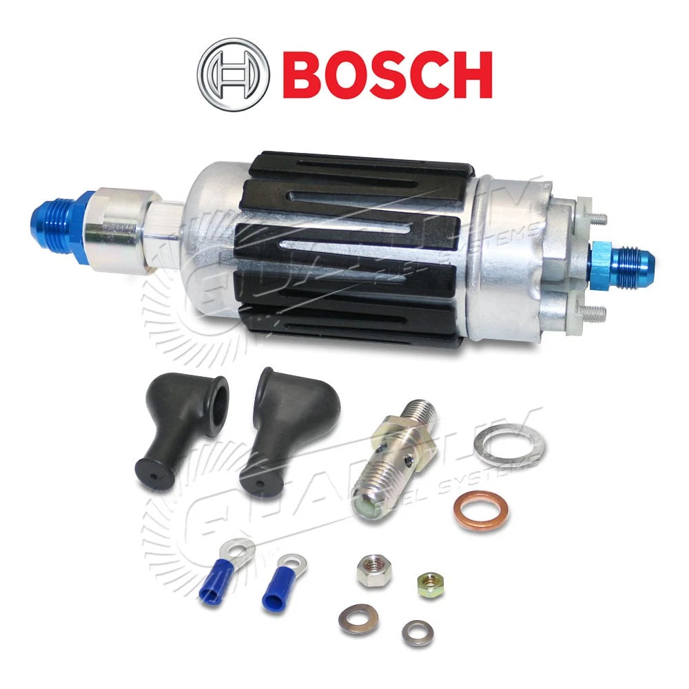 Bosch 0580464200 Inline Fuel Pump 200LPH +8AN Fittings for