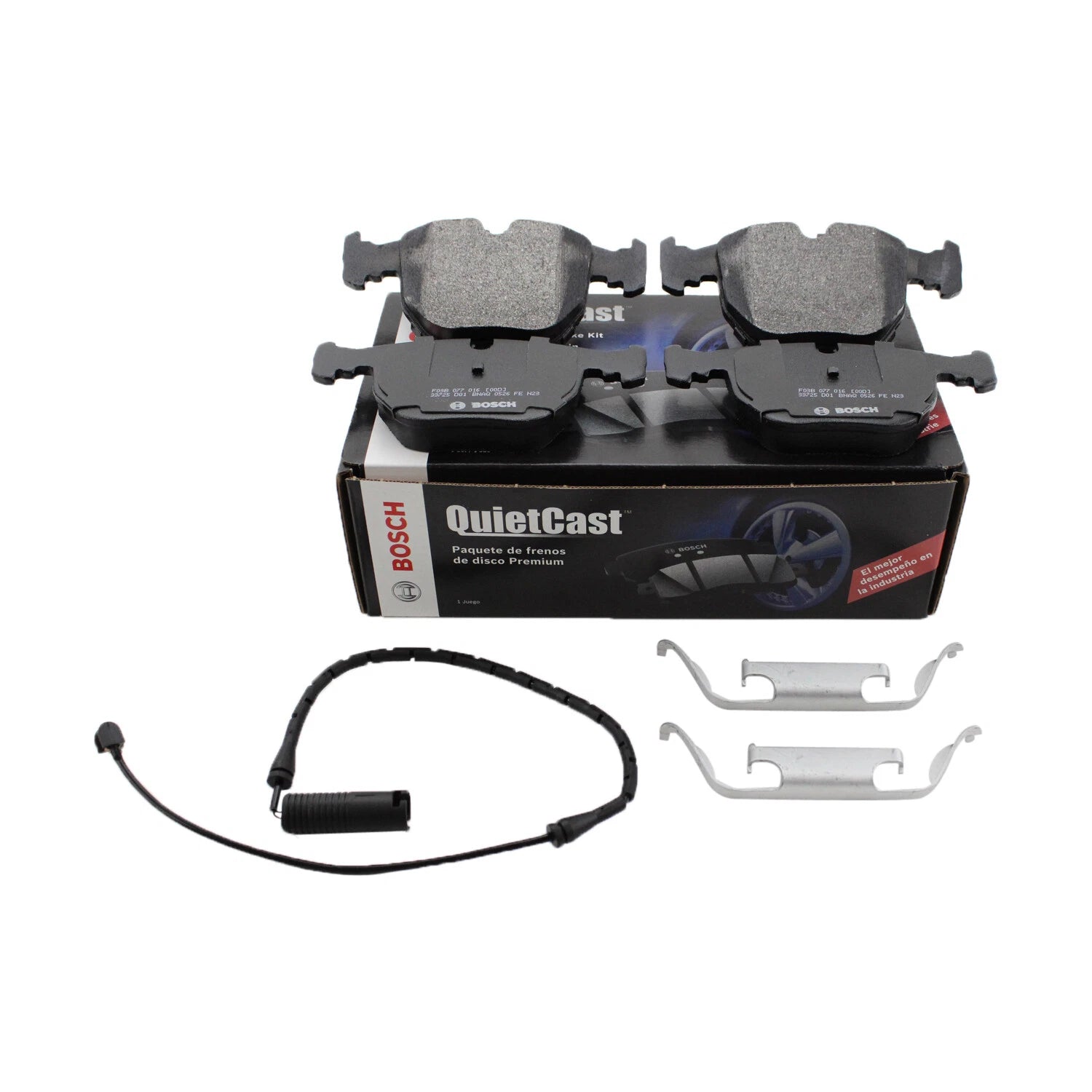 Bosch QuietCast Front Semi-Metallic Brake Pads for BMW E38 E39 E53 (1995–2006)