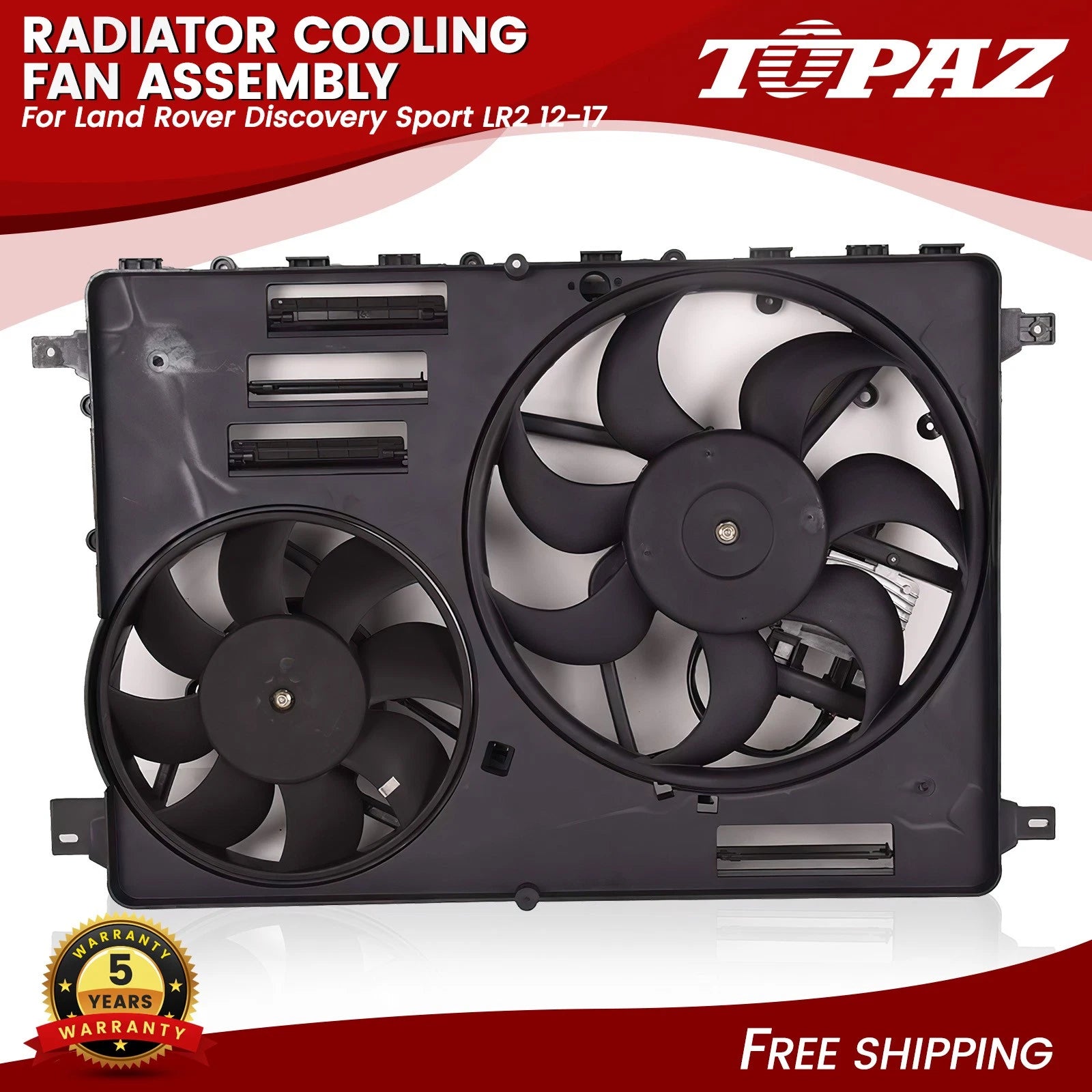 Radiator Cooling Fan Assembly for Land Rover Discovery Sport (2012–2017)