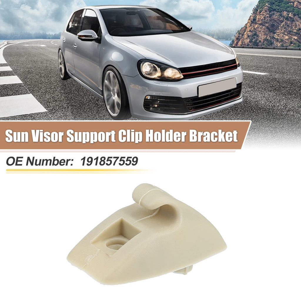 Sun Visor Support Clip Retainer No. 191857559 for Volkswagen Rabbit (2006–2010)