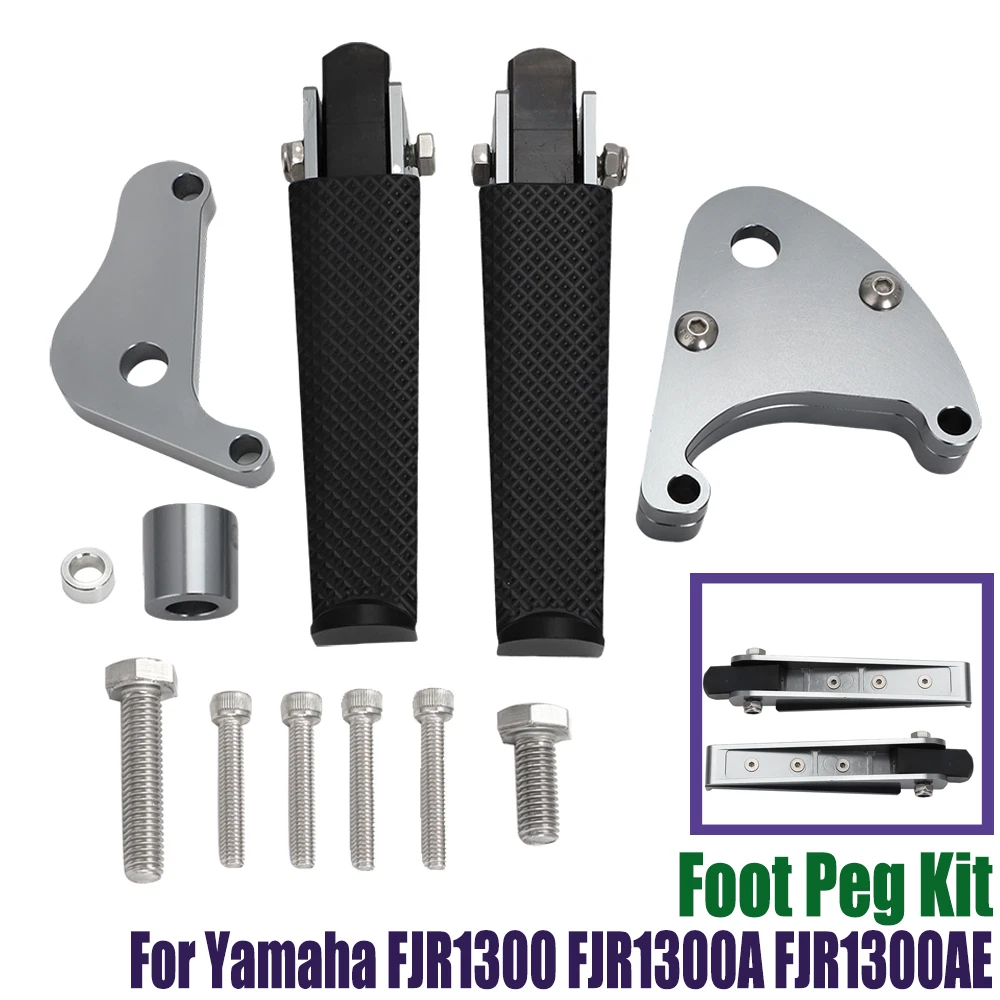 Aluminum Folding Highway Foot Peg Kit for Yamaha FJR1300 (2001–2023)