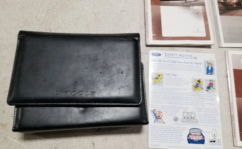 Owner's Guide Manual for Lincoln LS (2006) with Inserts and Case
