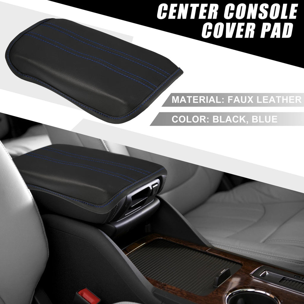 Center Console Armrest Cover for Nissan Qashqai J12 (2021–2023) Black Blue