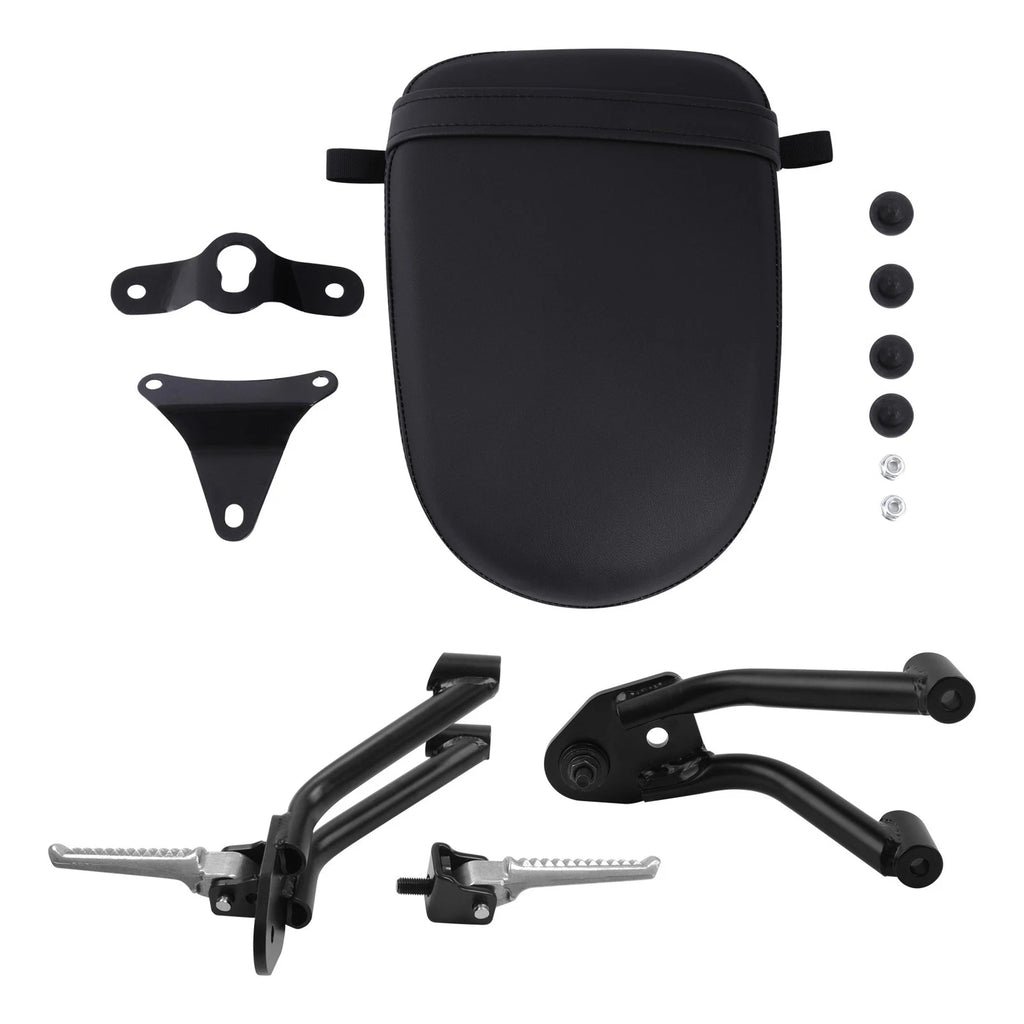 Rear Passenger Seat & Footpegs for Honda Rebel CMX300 CMX500 (2017–2025)