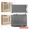 2X Radiator and AC Condenser Cooling Kit for Mitsubishi Lancer 