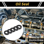 Set of 5 Oil Seal Rotary Shaft Seal NBR Rubber 30x52x12mm