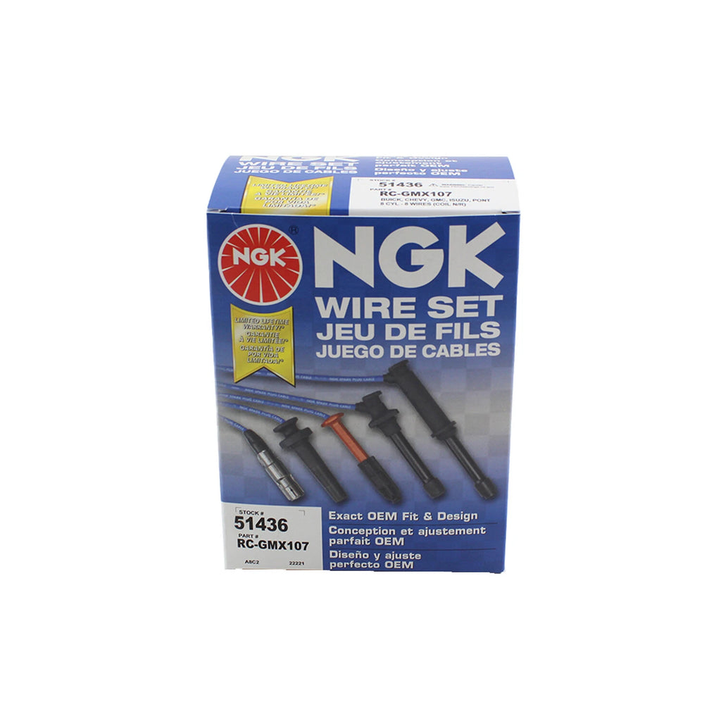 NGK Spark Plug Wire Set 51436 for
