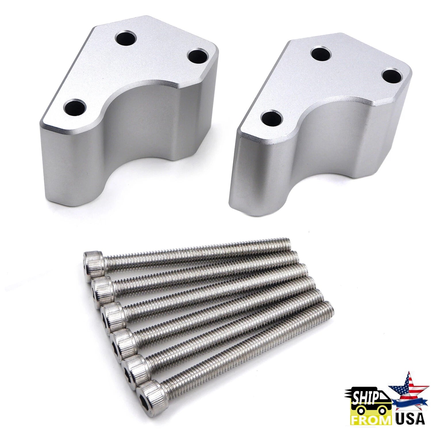 2" Up 0.75" Back Handlebar Risers Lift Kit for Kawasaki Concours 1400 (2008–2020)