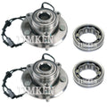 Front & Rear Wheel Bearings & Hubs Kit for Dodge Ram 1500 (2002–2008)