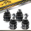 Set of 4 Front Lower & Upper Ball Joints for Ford F-250 F-350 (1987–1996)