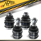 Set of 4 Front Lower & Upper Ball Joints for Ford F-250 F-350 (1987–1996)