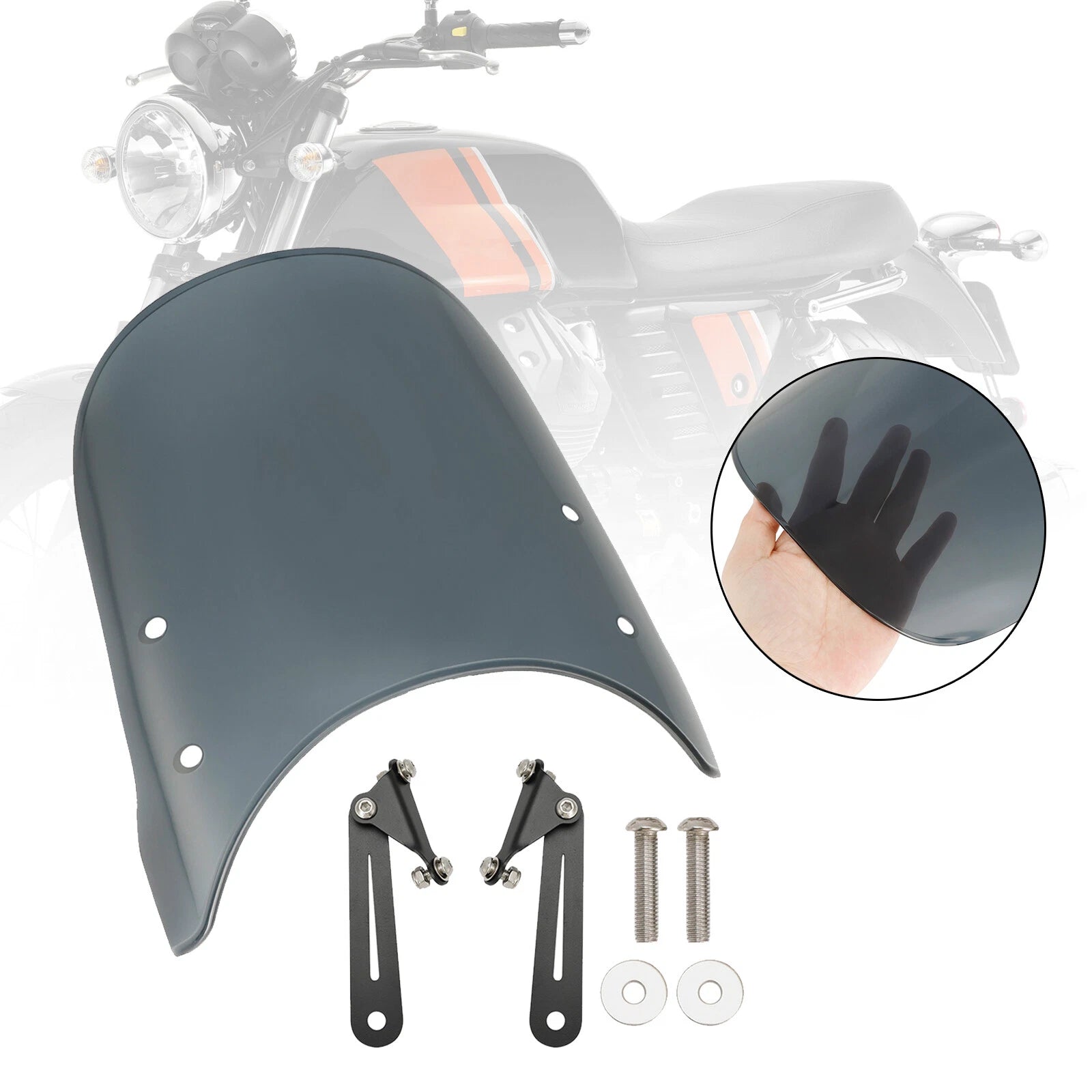 Windshield for Moto Guzzi V7 Classic (2016–2023) V9 Bobber (2018–2023)