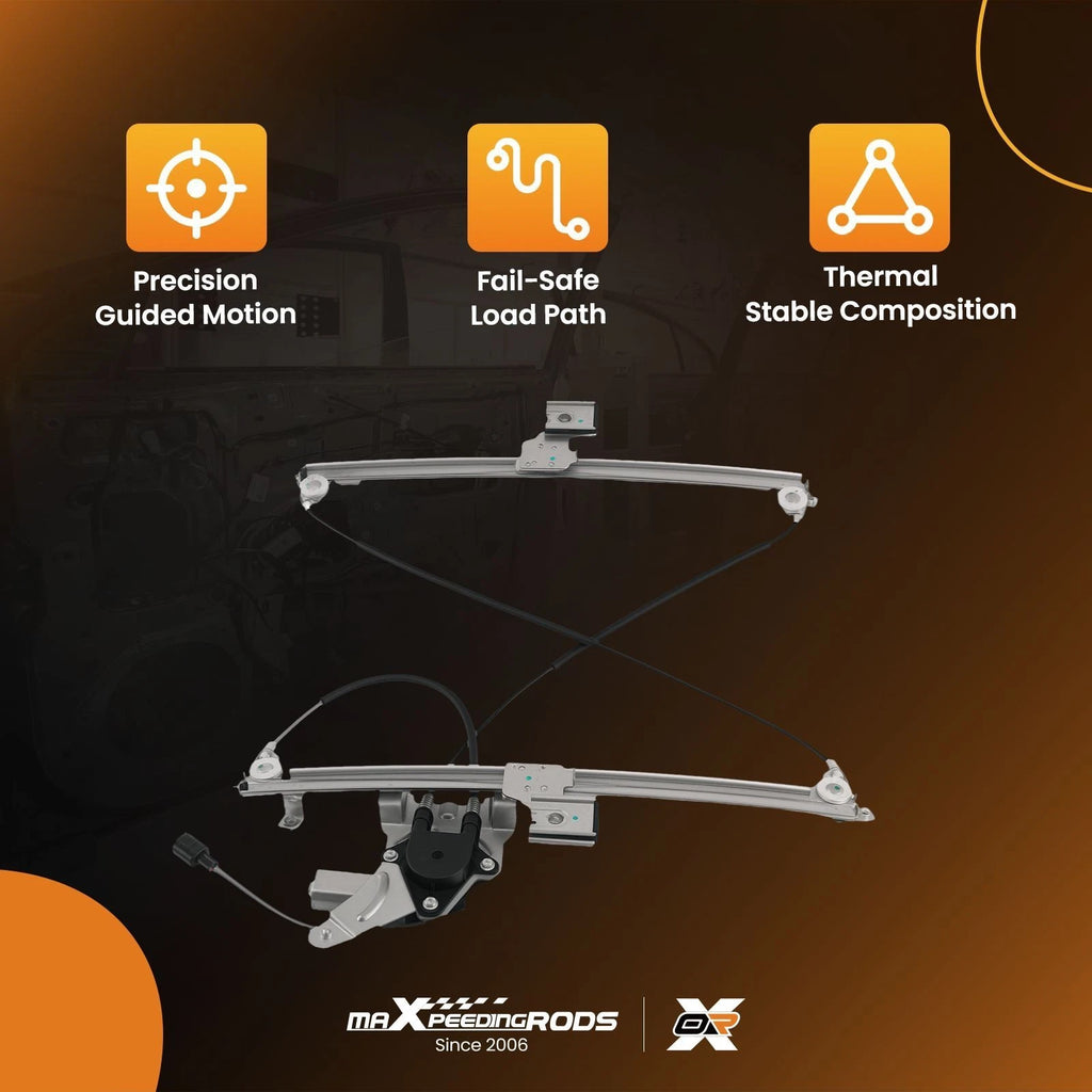 Rear Right Window Regulator with Motor for Chevy Silverado GMC Sierra Yukon (2001-2007)