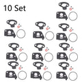 Set of 10 Carburetor Bowl Gasket Kit for Honda EU2000I EU1000I EX700C