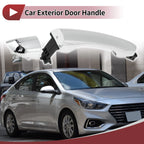 Car Door Handle Grip for Hyundai Elantra Sedan (2017–2020) No. 82661F2210 Silver Tone