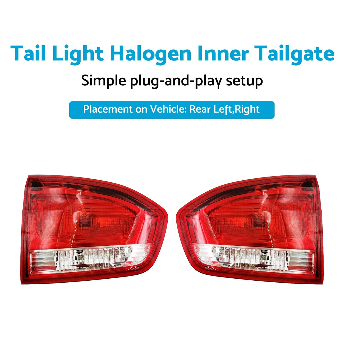 LH + RH Tail Light Halogen for LDV G10 Cargo Van (2015–Present)
