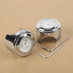 Handlebar Dial Clock Temp Thermometer for Harley Motorcycle (Year Range)