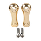 Tall Gold Handlebar Riser Clamps for Harley Dyna Softail Road King