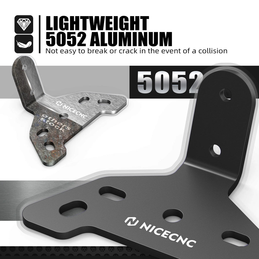 Tail Light Mounting Bracket License Plate Holder for Segway X160 X260 (2019–2023)