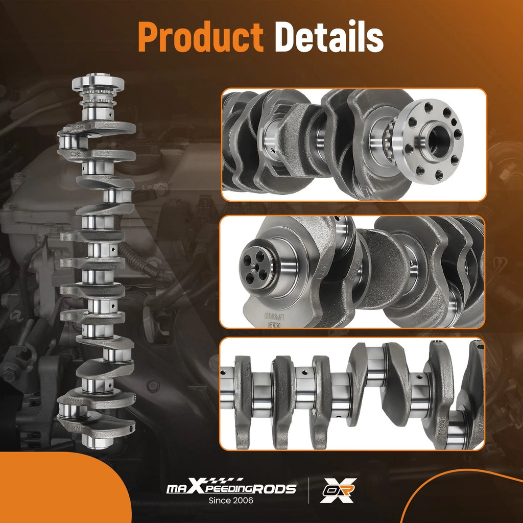 N57 3.0L Diesel Crankshaft for BMW F30 F10 F07 X5 X6 (2009–2019) 11217799970