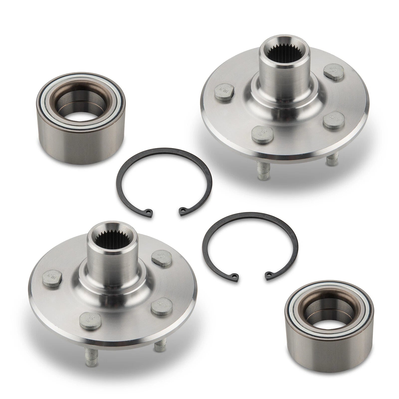 Rear Left and Right Wheel Hubs and Bearings for Ford Explorer Sport Trac (2007–2010)