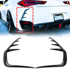 2X Carbon Rear Bumper Splitter Fins for Infiniti Q60 Coupe (2016–2020)