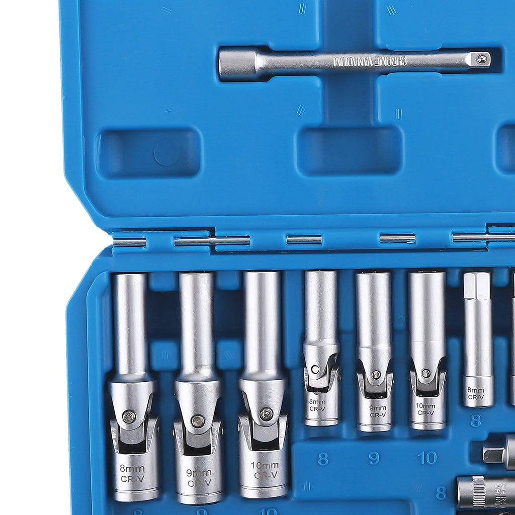 18PC Glow Plug Socket Kit for GM (55564163) VAG (03L905061D) with Extension Bar