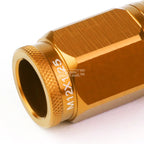 Set of 16 Open-End Aluminum Lug Nuts + Adapter M12x1.25 for