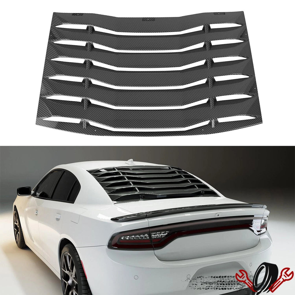 Carbon Fiber Rear Window Louver for Dodge Charger (2011–2023)