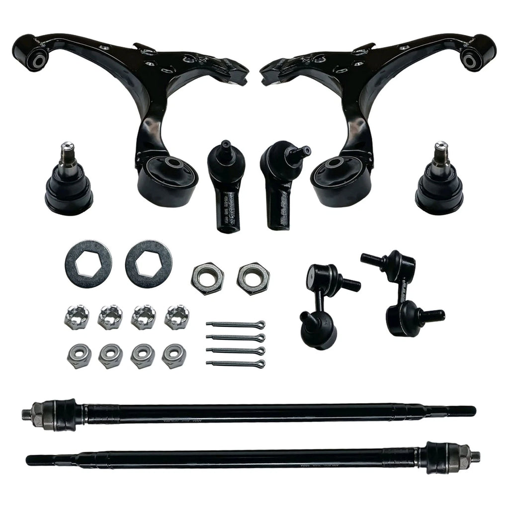 10pcs Front Lower Control Arms Sway Bars Tie Rods for Honda CR-V (2002–2006)