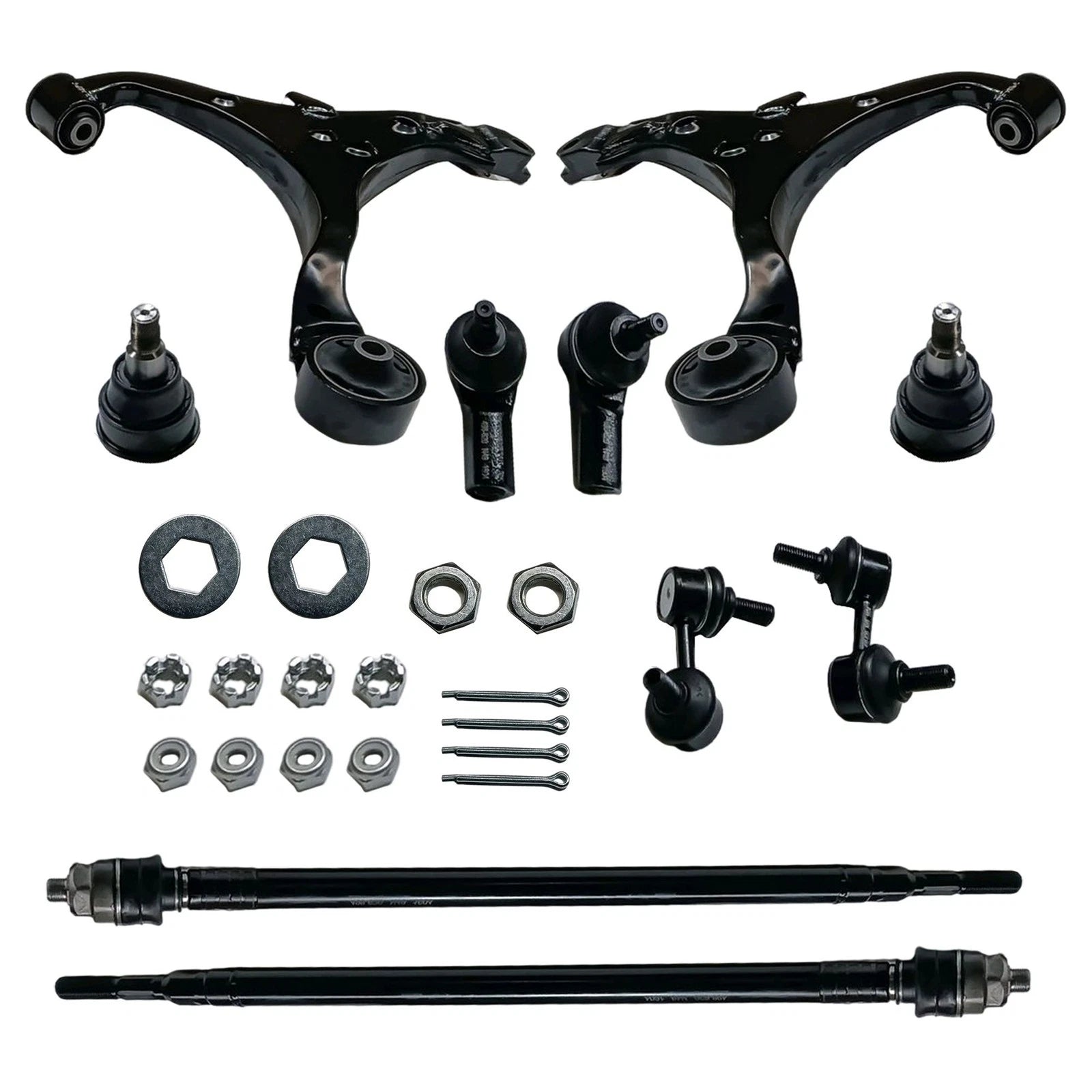 10pcs Front Lower Control Arms Sway Bars Tie Rods for Honda CR-V (2002–2006)