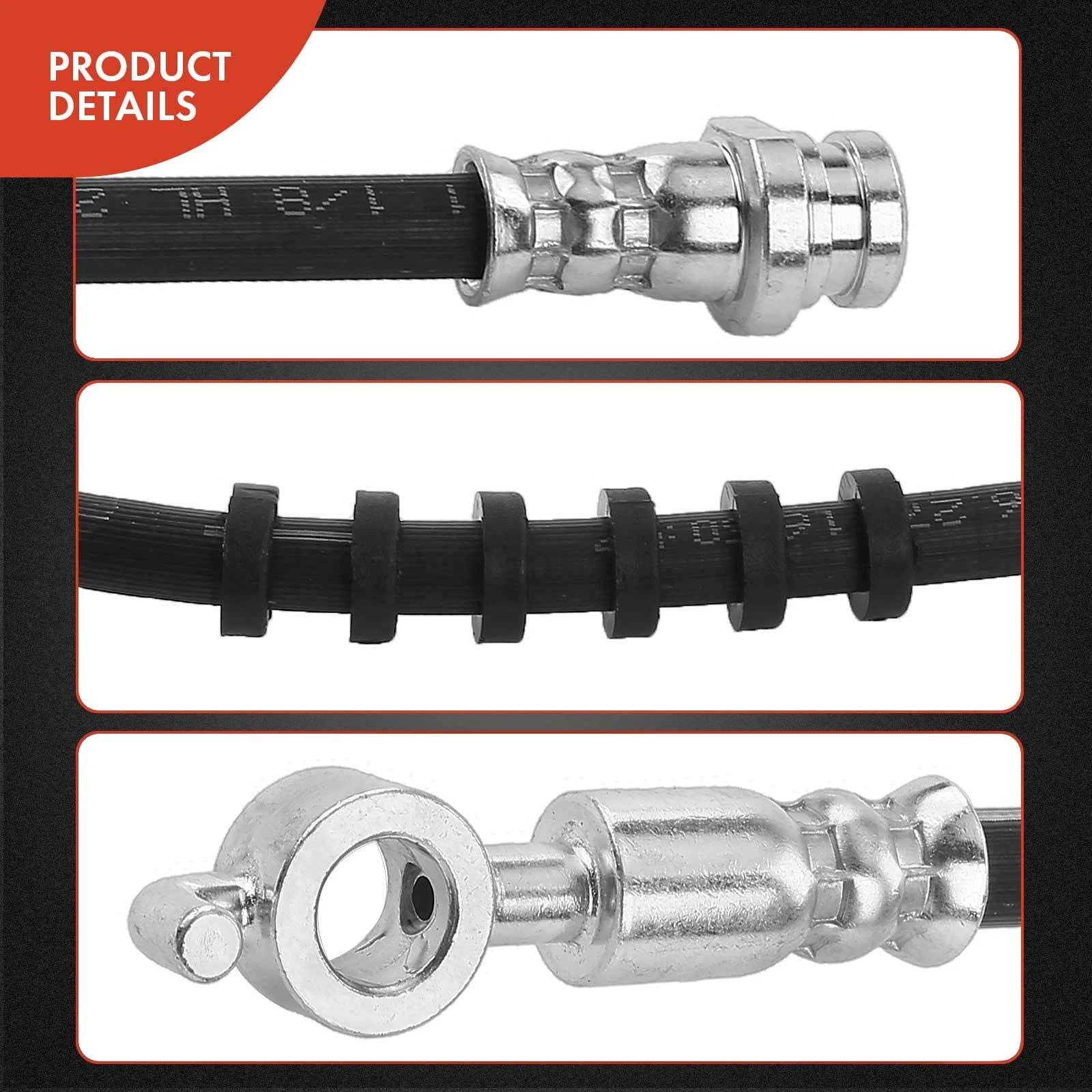 Front Left Brake Hydraulic Hose for Lincoln MKZ (2017–2019) Ford Fusion