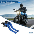 Adjustable Short Brake Clutch Levers for Suzuki GSX-8R (2023–2025) - Blue