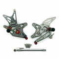 Rearset Foot Pegs for Kawasaki ZX6R (2009–2012) Gray UE
