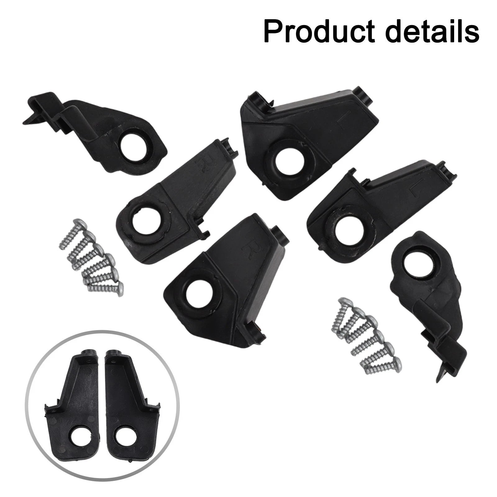 Set of Headlight Repair Clips for Volkswagen Golf Mk6 (2010–2014)