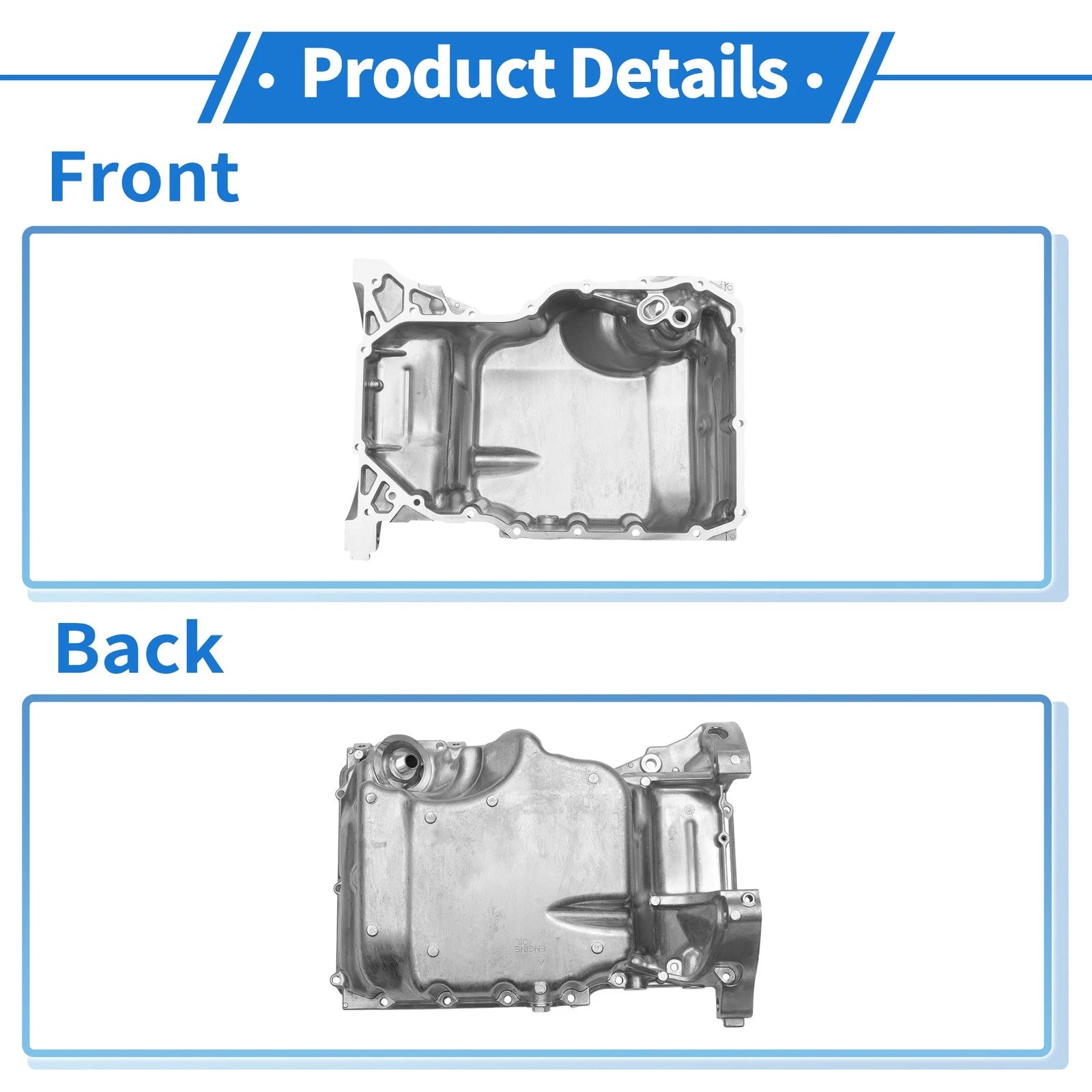 1 Pc Engine Oil Pan No.112005A2A00 for Honda Accord 2.4L (2013–2017)