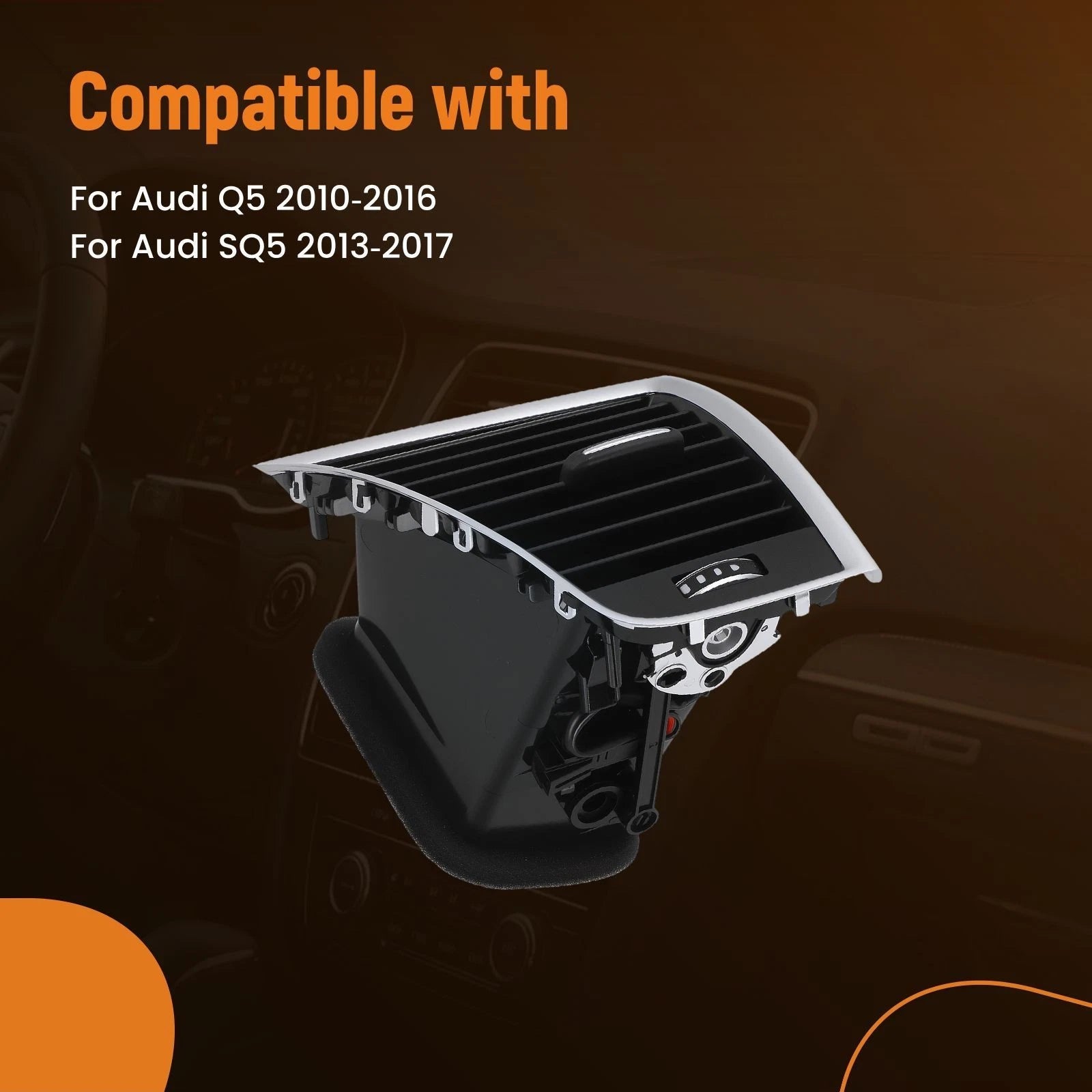 Right Side A/C Air Vent Outlet Assembly for Audi Q5 SQ5 (2010–2017) 8R1820902