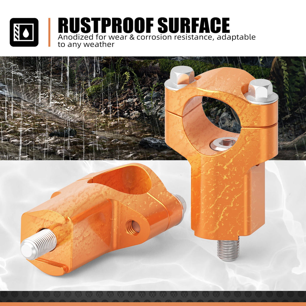 CNC Handlebar Riser Clamp for KTM Dirt Bike (1 1/8", Off Road)