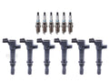 Set of 6 Ignition Coils & Iridium Spark Plugs for Dodge 3.7L V6