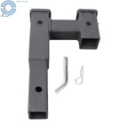 2 Inch Receiver Dual Hitch Adapter for Trucks (5000LB Capacity)