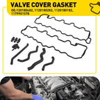 Set of 2 Valve Cover Gasket Kit for Mercedes E Class W210 W211 (1996–2009)